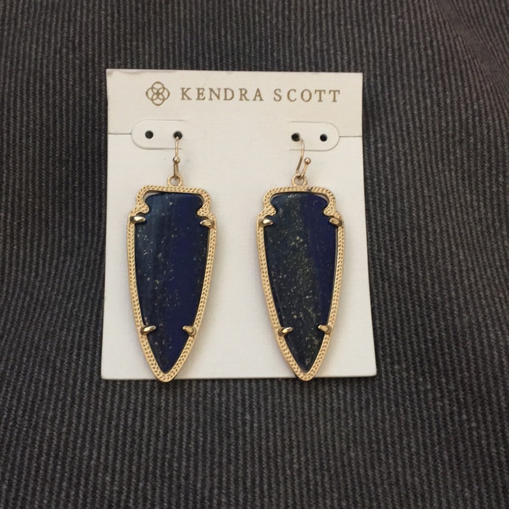 Kendra Scott Skylar Earrings in Blue Gold